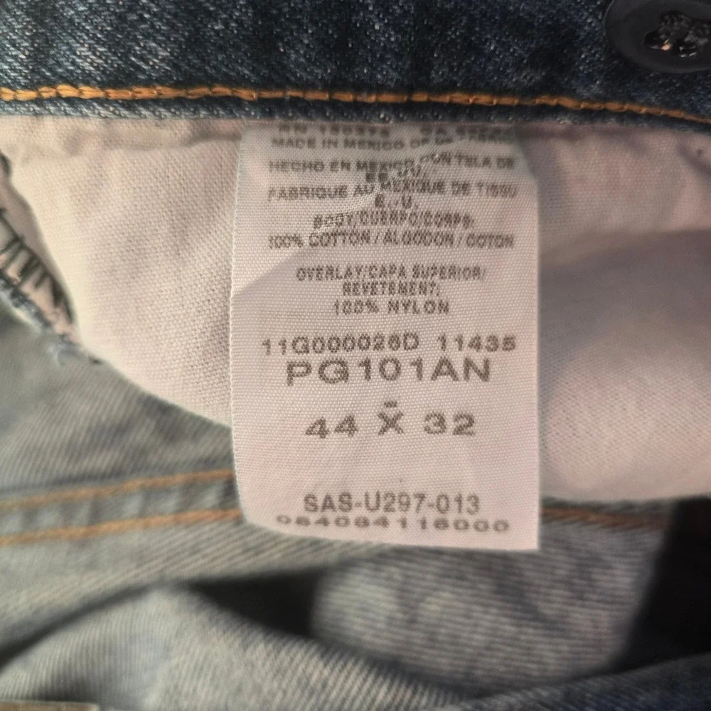 Wrangler ProGear‎ Mens Upland Hunting Jeans Blue Denim Brush Guard 44x32 PG101AN